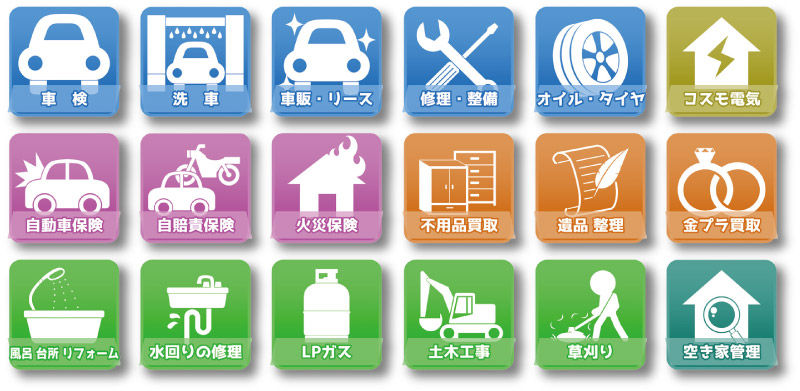 くらしに役立ついろんなサービス